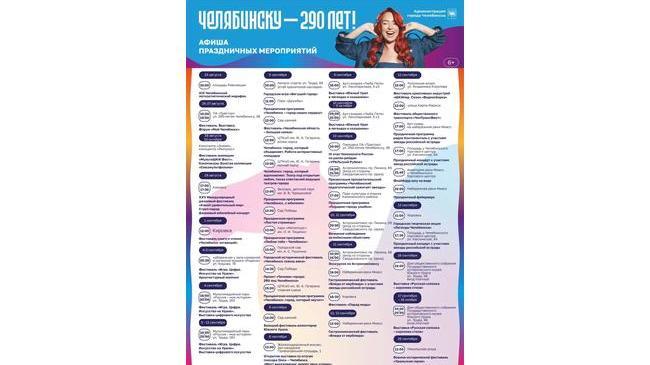 🥳 Челябинск с размахом отметит свое 290-летие