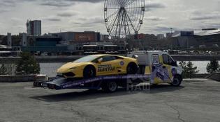 Яркую Lamborghini Huracán снова заметили на улицах Челябинска