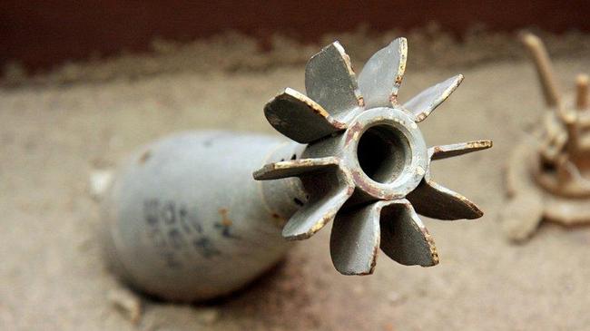 Дети нашли минометный снаряд во время игры на Заячьем острове 
