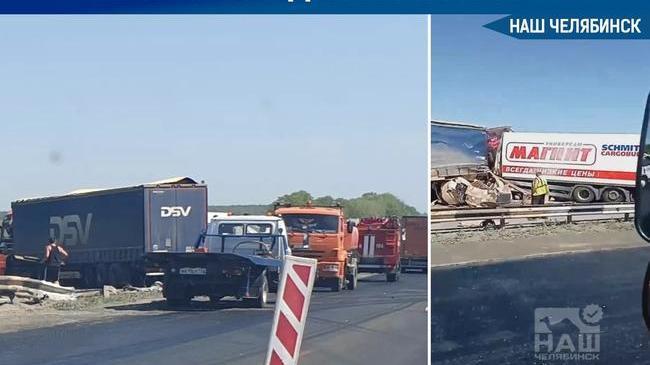 ⚡На трассе М-5 под Челябинском из-за смертельного ДТП образовалась пробка. 