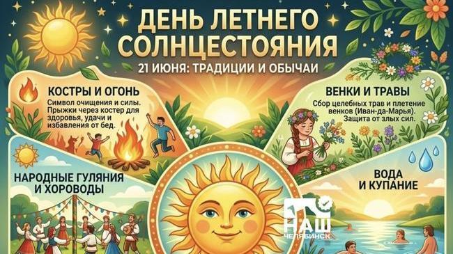 ☀ Сегодня самый длинный день в году! 21 июня — День летнего солнцестояния!