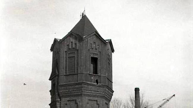 Водонапорная башня на улице Воровского: 1970-е гг.