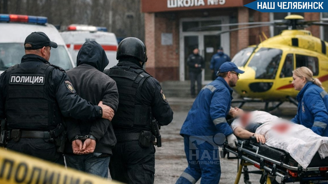 ⚡️В Пермском крае 17-летний подросток напал на учителя