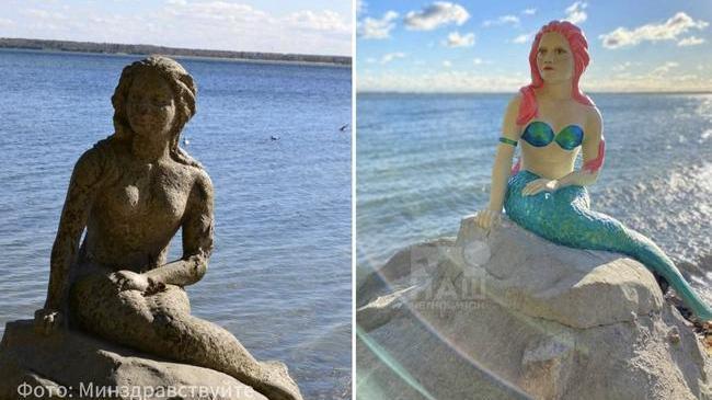 🧜‍♀️ Отреставрировали «Русалочку»