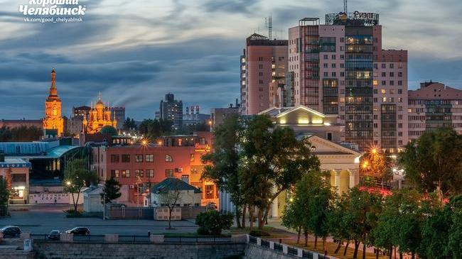 Прохладный летний вечер в Челябинске