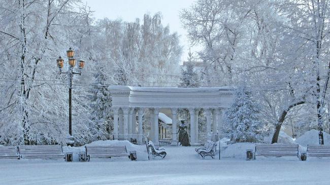 ❄ Заснеженный парк Пушкина. А вы скучаете по морозу или вам нравится оттепель?
