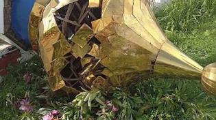 😰 Ураган разрушил купол старинной церкви