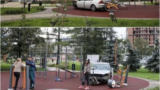 🚗 Автомобиль вылетел на спортплощадку в Челябинске